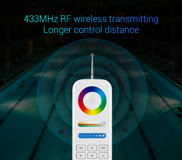 MiBoxer Control remoto LoRa de 8 zonas