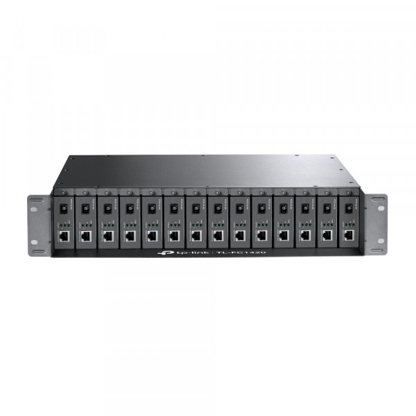 TP-Link FC1420 Chasis de montaje en bastidor de 14 ranuras