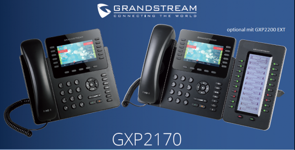 Grandstream GXP2170 Telefono IP Enterprise, PoE