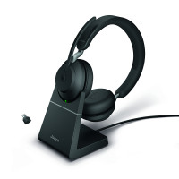 Vista previa: Jabra Evolve2 65 Link380c MS Stereo Soporte Negro Vista previa: Jabra Evolve2 65 Link380c MS Stereo Soporte Negro