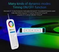 Vista previa: MiBoxer Control remoto LoRa de 8 zonas Vista previa: MiBoxer Control remoto LoRa de 8 zonas