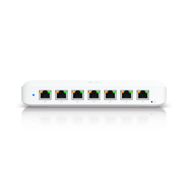 Ubiquiti UniFi USW-Ultra / 8x / Capa 2 / PoE++ entrada / PoE+ salida