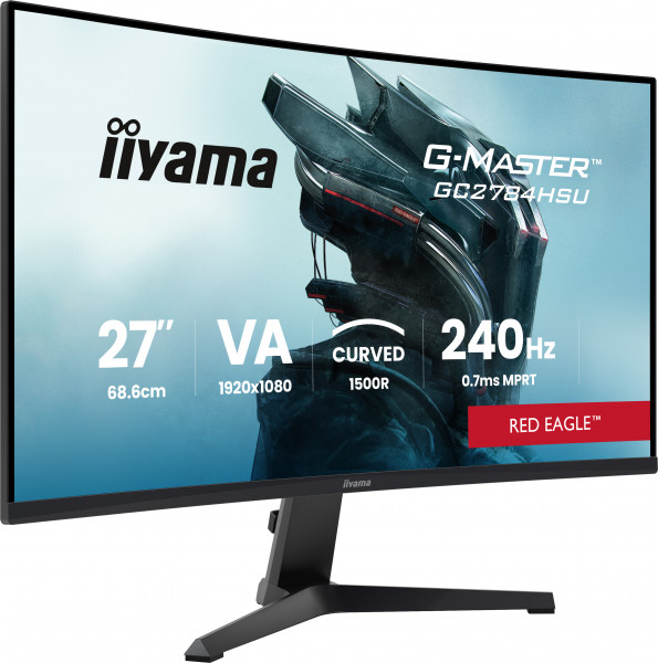 iiyama G-Master Panel Curvo VA de 27¨, negro
