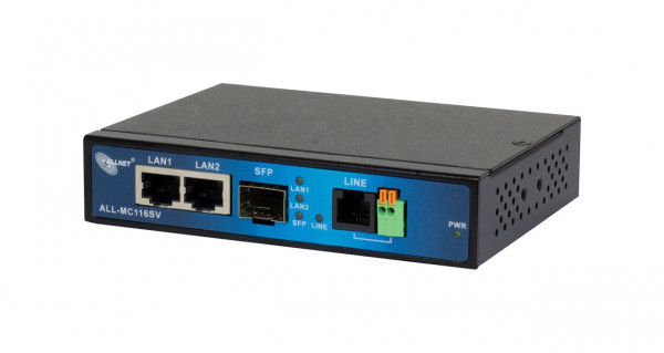 ALLNET ISP Bridge Modem VDSL2 with Vectoring/Point-to-Point Slave Modem "unmanaged "ALL-MC116SV-VDSL