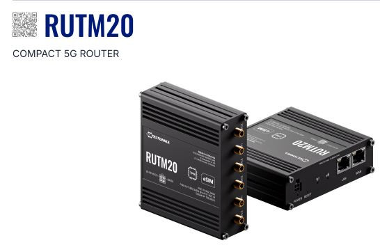 Teltonika RUTM20 Router Compacto 5G