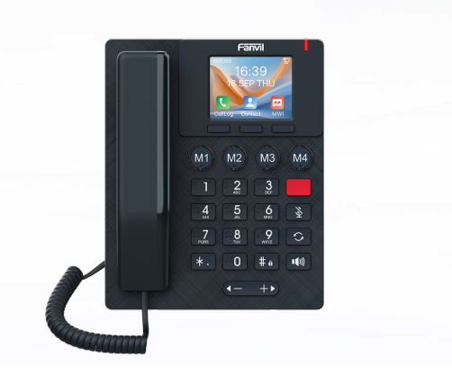 Fanvil X306 Teléfono IP de teclas grandes, Azul oscuro