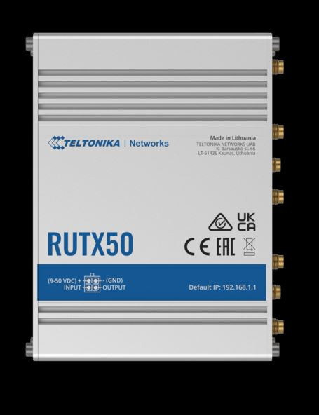 Teltonika RUTX50 Router 5G Industrial eSIM