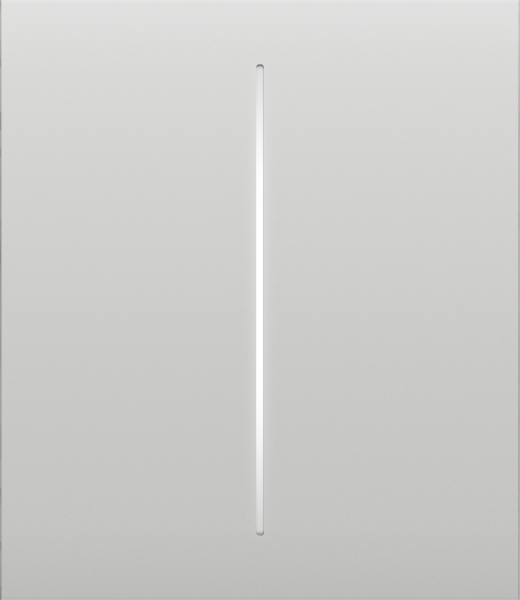 Ajax Homeautomation Zubehör LightSwitch CenterButton (2-gang) horizontal *weiß*