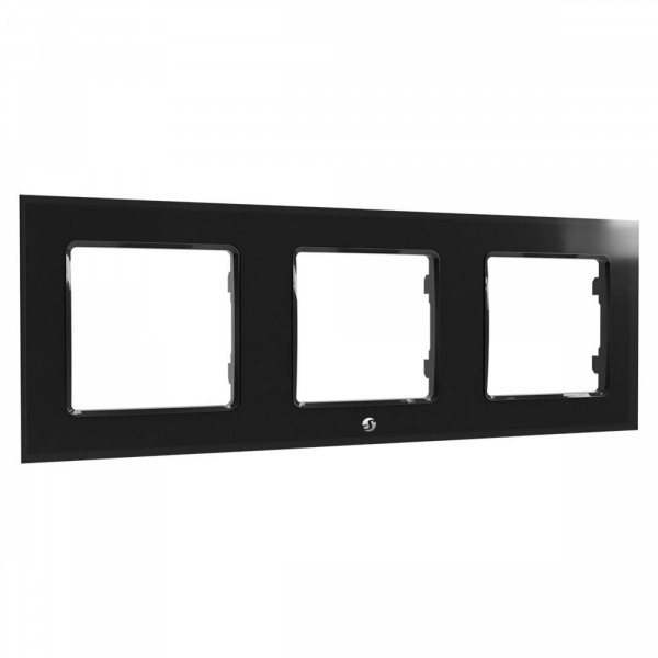 Shelly Embellecedor para interruptor WF3, Negro