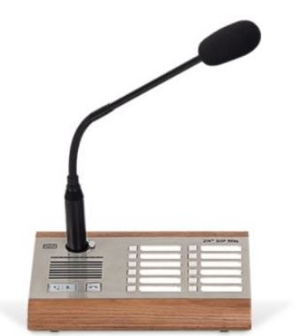 2N Micrófono SIP con base de madera