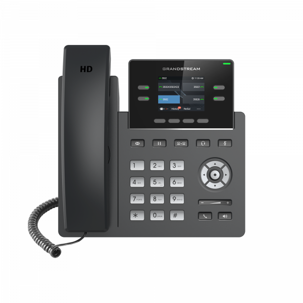 Grandstream GRP-2612P Telefono IP Básico, PoE