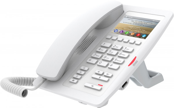 Fanvil H5W Teléfono Wi-Fi SIP para Hotel, Blanco